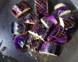 ヨウサマの減塩揚げ焼き茄子のごま和え作り方2写真