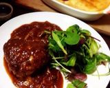 肉々しい!チーズin煮込みハンバーグ♡作り方6写真