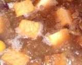 厚揚げと茄子とさつまいものひき肉餡作り方5写真