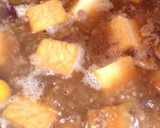 厚揚げと茄子とさつまいものひき肉餡作り方5写真