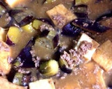 厚揚げと茄子とさつまいものひき肉餡作り方6写真