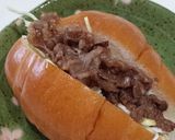 焼き肉ﾛｰﾙﾊﾟﾝｻﾝﾄﾞ作り方4写真