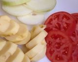 トマトじゃがいも玉ねぎコンソメ煮作り方1写真