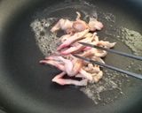 ホッキと軟白ネギのバター風味 焼きそば作り方2写真