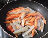 こんにゃくと人参の炒め物作り方4写真