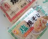 ホッキと軟白ネギのバター風味 焼きそば作り方5写真