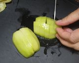介護食【余った煮豆で!リメイクみつ豆】作り方1写真