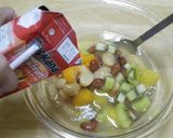 介護食【余った煮豆で!リメイクみつ豆】作り方3写真