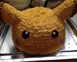 ピカチュウ キャラケーキ❤️作り方4写真