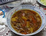 あまったカレーで簡単カレーそば作り方4写真