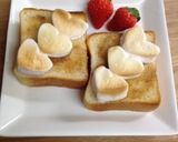 バレンタインに❤︎マシュマロトースト作り方2写真