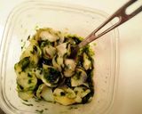 冬から春へ ユリ根と青海苔の和え物作り方4写真