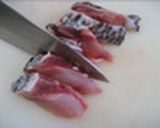 犬用　キャベツと旬の魚トッピング作り方1写真