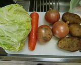 ★鶏手羽元の＊野菜たっぷりポトフ＊です♪作り方1写真