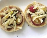 ほうじ茶ラテ×さつま芋のチーズトースト作り方6写真