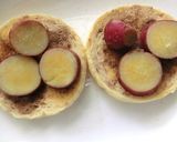 ほうじ茶ラテ×さつま芋のチーズトースト作り方5写真