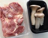 鶏肉1枚で4人分♪鶏とエリンギの唐揚げ作り方1写真
