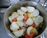 ★鶏手羽元の＊野菜たっぷりポトフ＊です♪作り方7写真