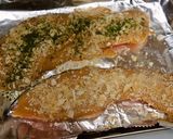 ぬってトースターで焼くだけ♪鮭のパン粉焼作り方5写真