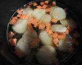 ホタテ貝柱と塩昆布の炊き込みご飯♪作り方3写真