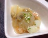 簡単れんこん餅のシーフード餡作り方3写真