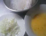 挽き肉と卵の中華風スープ (白滝入り♪)作り方3写真