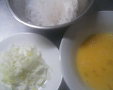 挽き肉と卵の中華風スープ (白滝入り♪)作り方3写真