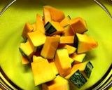 かぼちゃのはちみつ味噌あえ作り方1写真