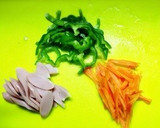 もやしたっぷり☆スープ焼きそば作り方1写真