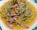もやしたっぷり☆スープ焼きそば作り方4写真