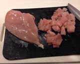 簡単塩麹料理 ＊ 鳥胸肉でナゲット作り方1写真
