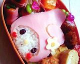 【ｷｬﾗ弁】マイメロ弁当♥作り方7写真