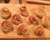 全粒粉と粉末酵母のシナモンロール作り方9写真