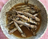 カルシウム補給。ししゃもの南蛮漬け風煮物作り方4写真