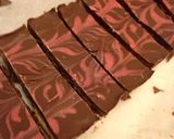 バレンタイン☆2層のマーブルチョコ作り方5写真