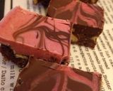 バレンタイン☆2層のマーブルチョコ作り方6写真