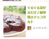 ぐるぐる混ぜるだけ♪簡単焼きチョコタルト作り方8写真
