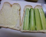 ハムときゅうりのサンドイッチ作り方5写真