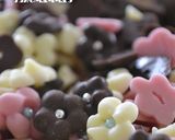 バレンタインに小さなお花チョコ作り方20写真