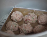 おうち飲茶✣里芋と豚ひき肉の蒸しだんご作り方9写真