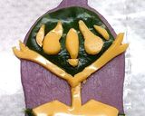 材料3つで仮面ライダーガイム龍玄キャラ弁作り方5写真