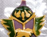 材料3つで仮面ライダーガイム龍玄キャラ弁作り方6写真