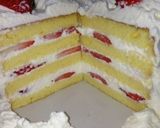 苺たっぷりケーキ♡作り方1写真