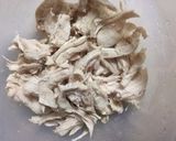 鶏胸肉で♪もやしと茹で鳥の中華風サラダ作り方4写真