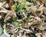 鶏胸肉で♪もやしと茹で鳥の中華風サラダ作り方6写真