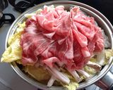 豚肩ロースですき焼き♪作り方3写真