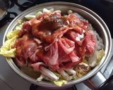 豚肩ロースですき焼き♪作り方4写真