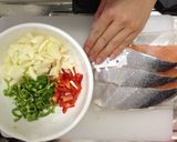 とろ〜り♪鮭のピザ風チーズ焼き♪♪♪作り方1写真