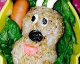 名犬チーズ おにぎり 簡単キャラ弁作り方7写真