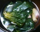 ほうれん草のすまし汁作り方4写真